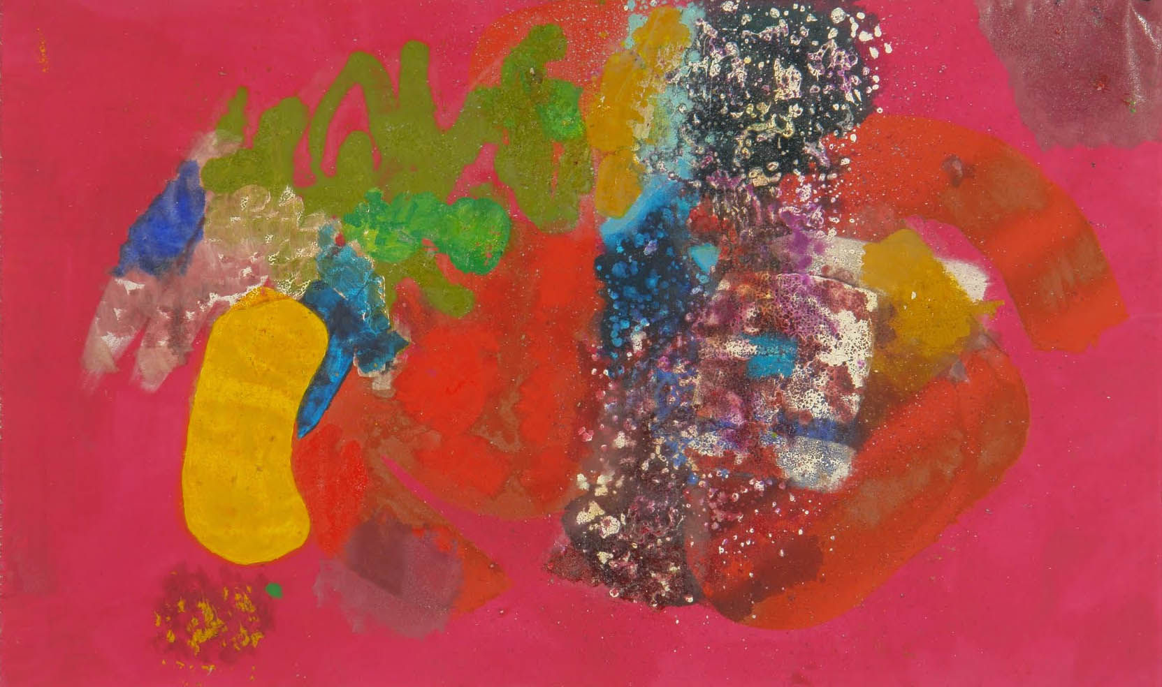 Oliemaleri Nr. 1046, 92 X 153 cm