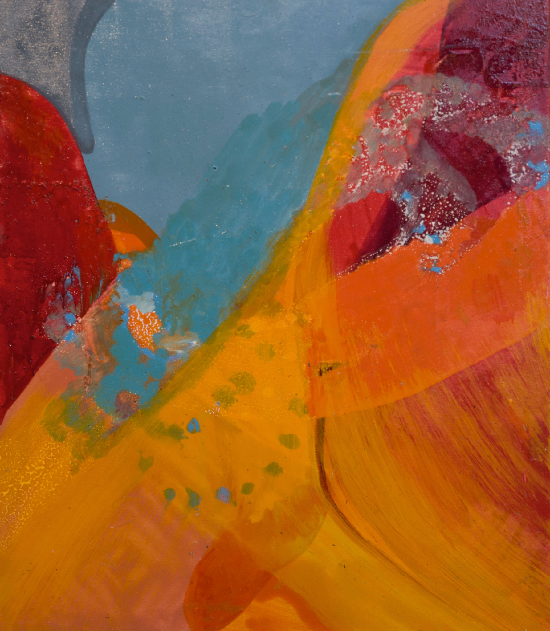 Oliemaleri Nr. IA054, 80x70 cm