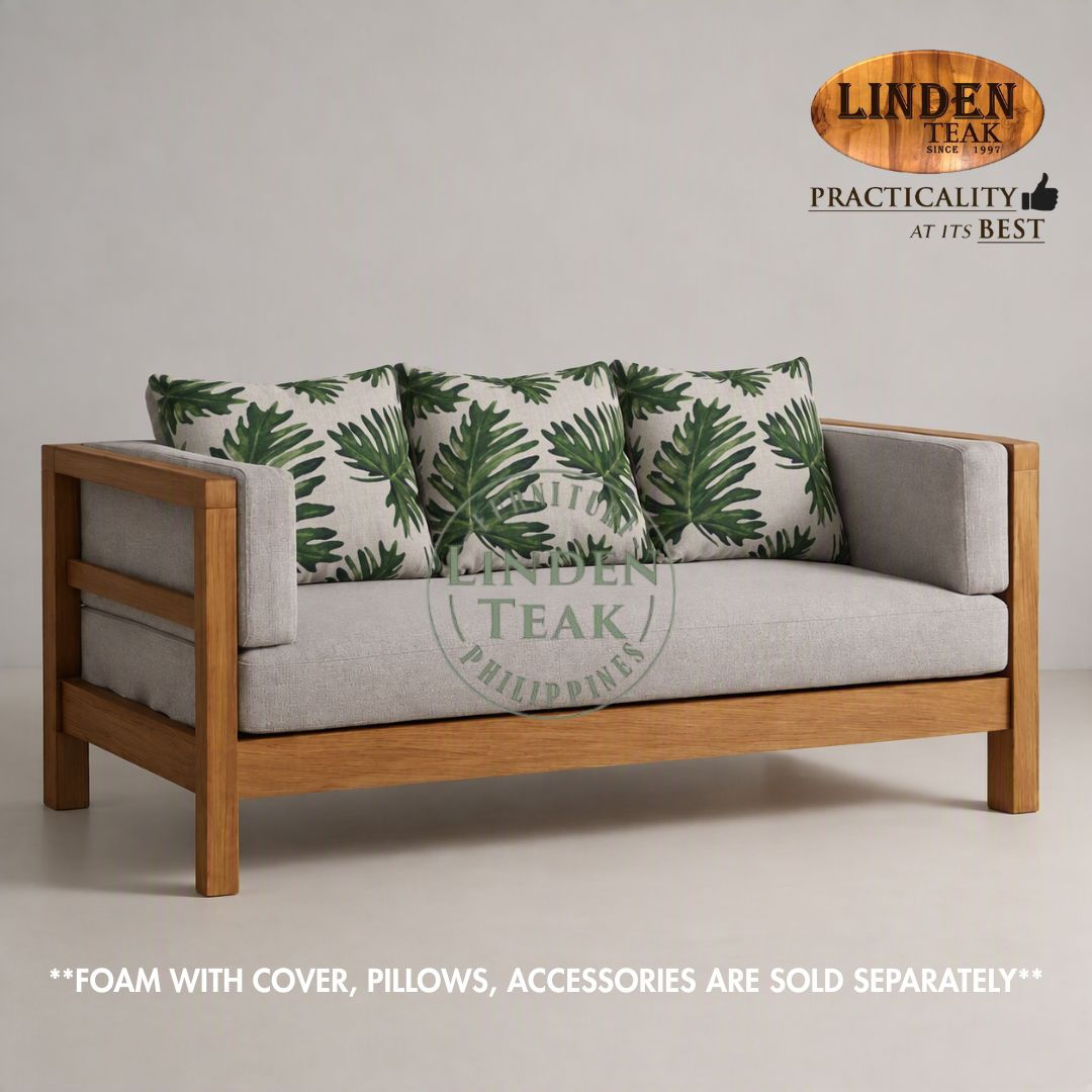 Handcrafted Solid Teak Wood Side Pull Sofa Bed Frame Furniture