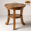 Thumbnail: Handcrafted Solid Teak Wood Chantik Side Table Solid Top Furniture
