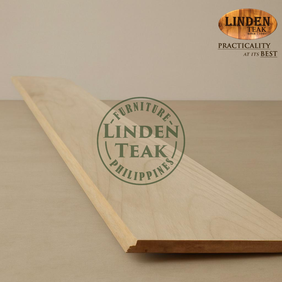 Solid Teak Wood Flooring 150 x 20 x 1cm T&G Slab