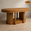 Thumbnail: Handcrafted Solid Teak Wood Salina-180 Oval Dining Table Furniture
