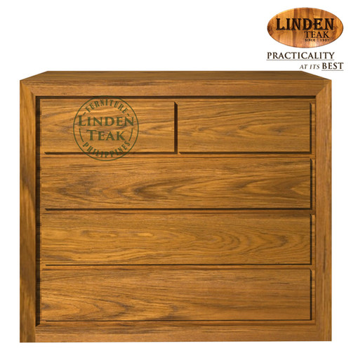 Handcrafted Solid Teak Wood Chest Drawer Big w/o Leg 2TD EMB Furniture