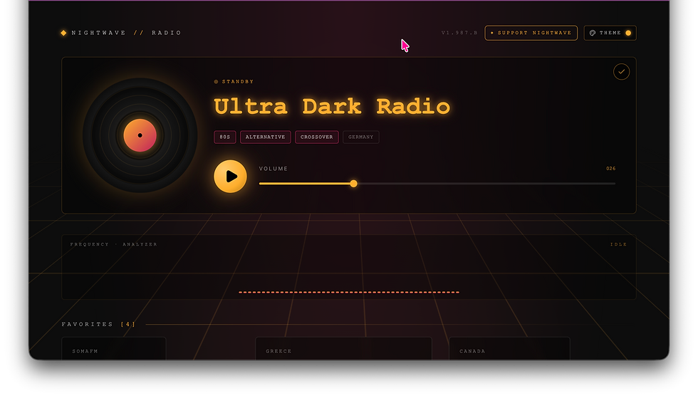 Nightwave Radio - website