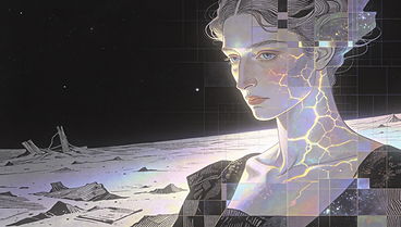 jimeng-2026-04-04-2705-Post-apocalyptic woodcut, glitch-art pat....png