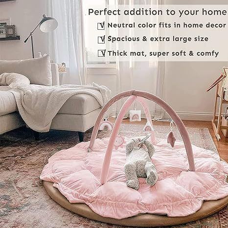 Thumbnail: Removable Plush Baby Play Mat with Toys