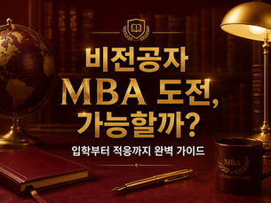 비전공자의 경영대학원 진학 가능성과 적응 전략을 다룬 블로그 썸네일