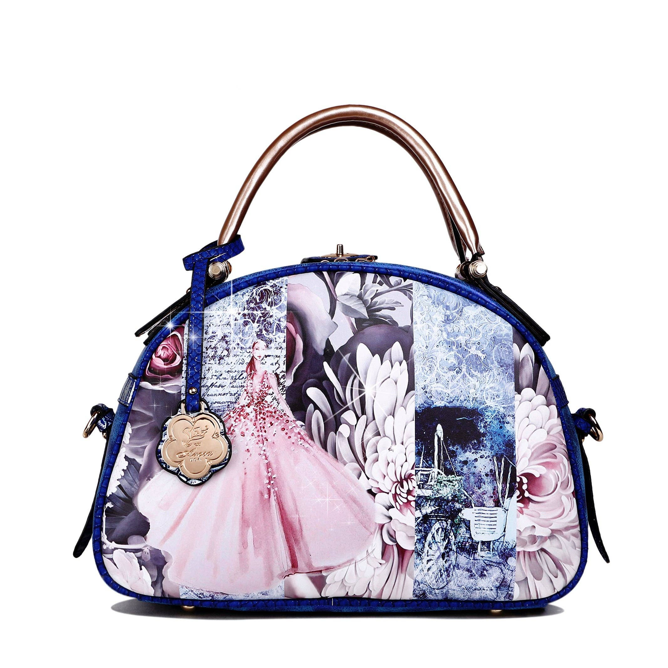 Brangio Italy Co. - Blossomz Dome Designer Vegan Luxury Leather Bag