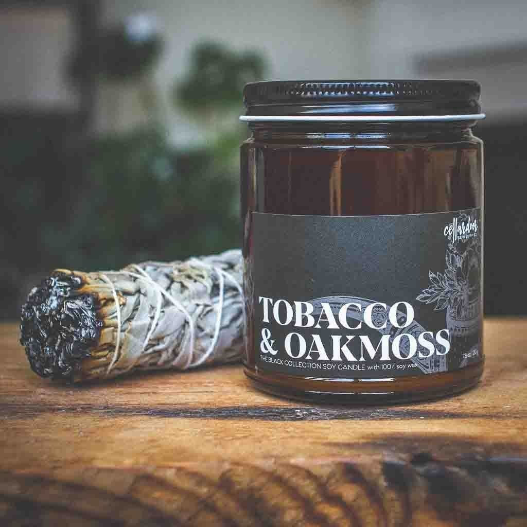 Cellar Door Bath Supply Co. - Tobacco & Oakmoss - 7.5 oz Soy Candle