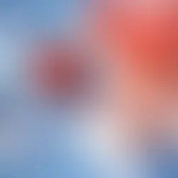 Ilustración médica de la próstata, con detalle anatómico, manos con guantes sosteniéndola y equipo de ultrasonido en fondo azul.