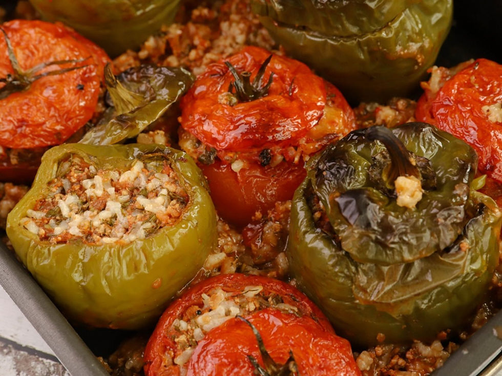 peppers, gemista, cyprus food, local food