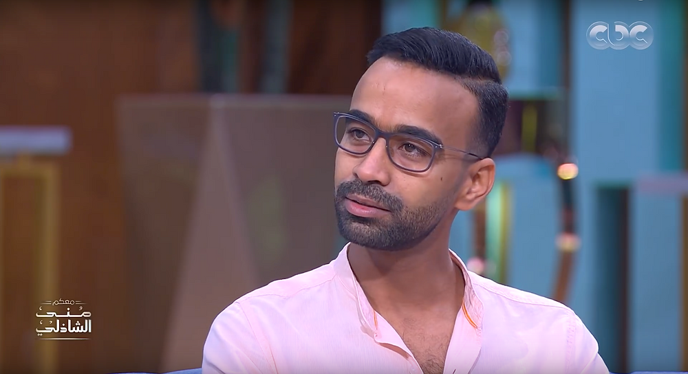 صورة لمحمود الليثي مع منى الشاذلي