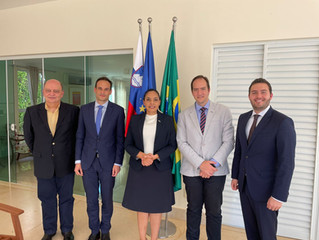 Reunião com Embaixador da Eslovênia