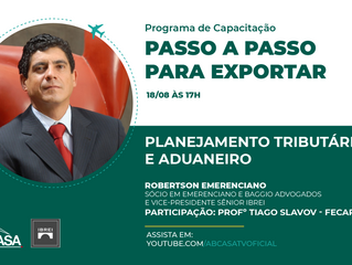 Trilha de Internacionalização e Programa de Capacitação para Exportação - Planejamento Tributário e