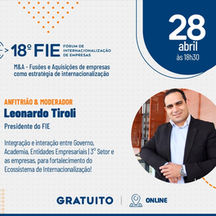 18th FIE – Business Internationalization Forum – M&A | MERGERS & ACQUISITIONS – 100% ONLINE