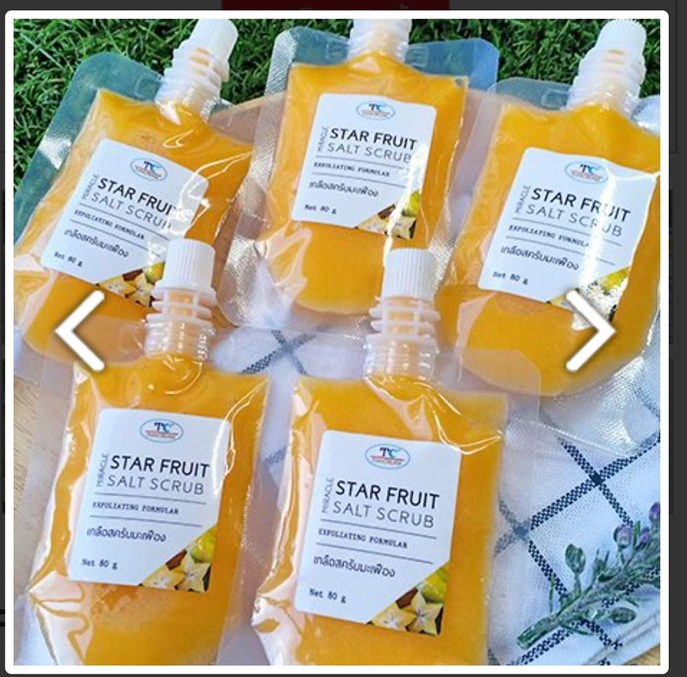 Miniaturebillede: MIRACLE STAR FRUGT SALT SCRUB - 80 g.