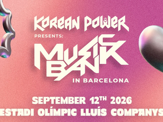 Lineup di Music Bank Barcelona 2026 all’Estadi Olímpic Lluís Companys