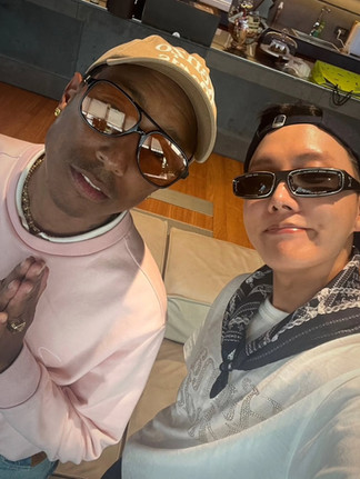 ambassador globali pharrell e jhope