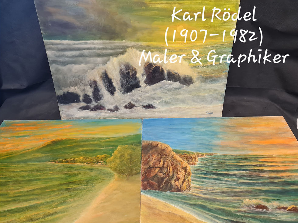 Miniaturbild: Karl Rödel (1907-1982) - Gemälde "Abendrot" 50cm x 60cm