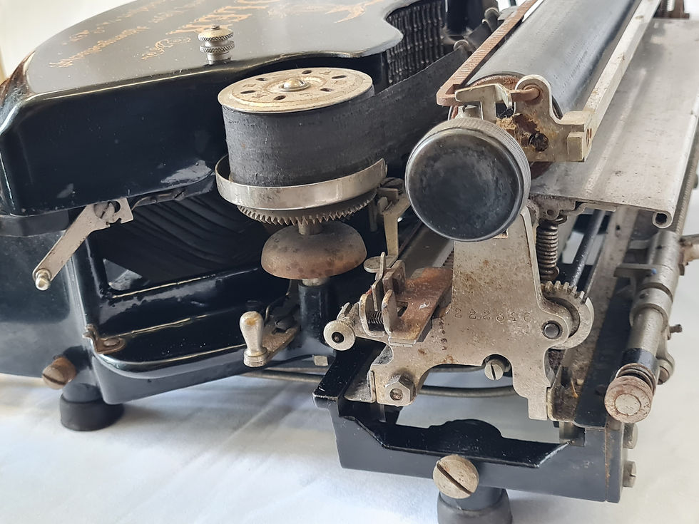 Miniature : Schreibmaschine antik Adler Mod.No. 7,Meinrich Kleyer, Frankfurt a. M., um 1915