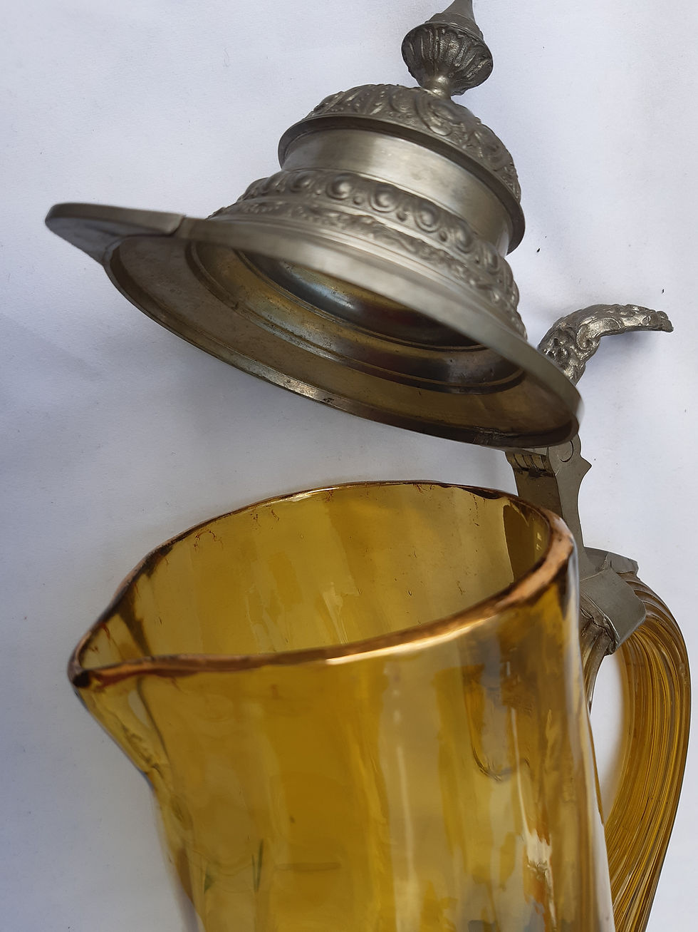 Miniaturbild: Theresienthal Weinkrug & Weinbecher um 1900