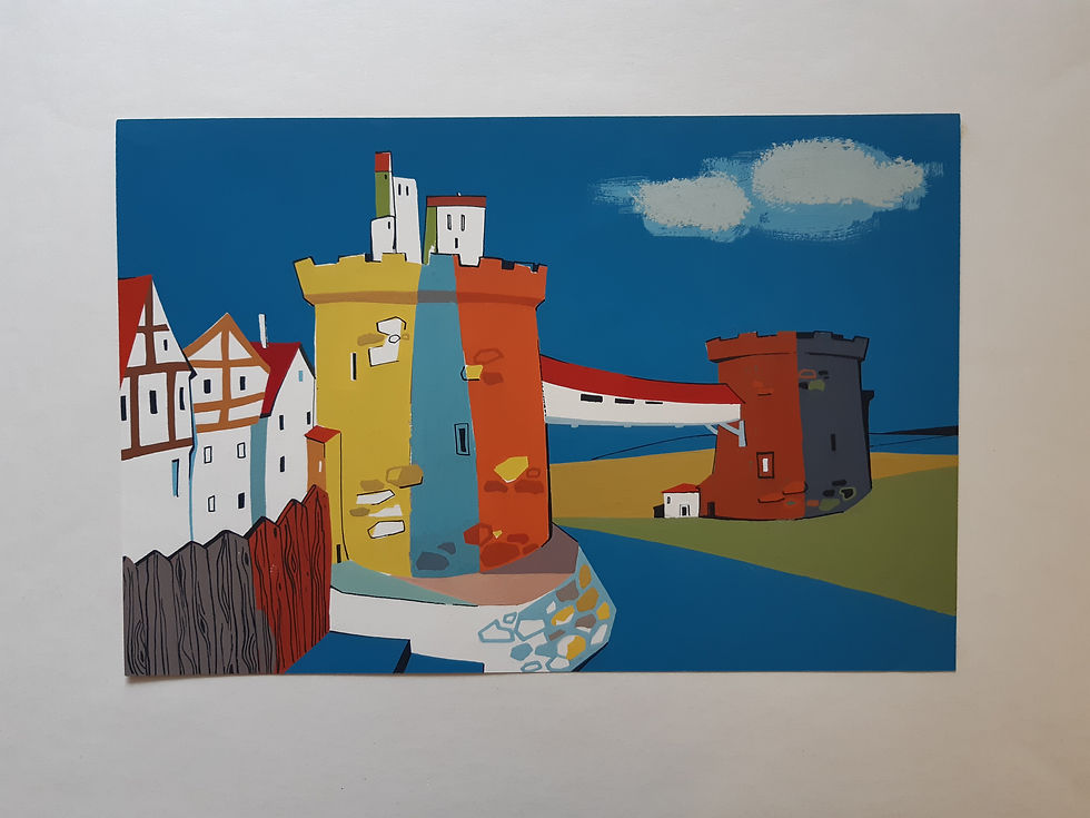 Miniature : Hans-Günther Schütze (1935 Dresde) / Dessin 4