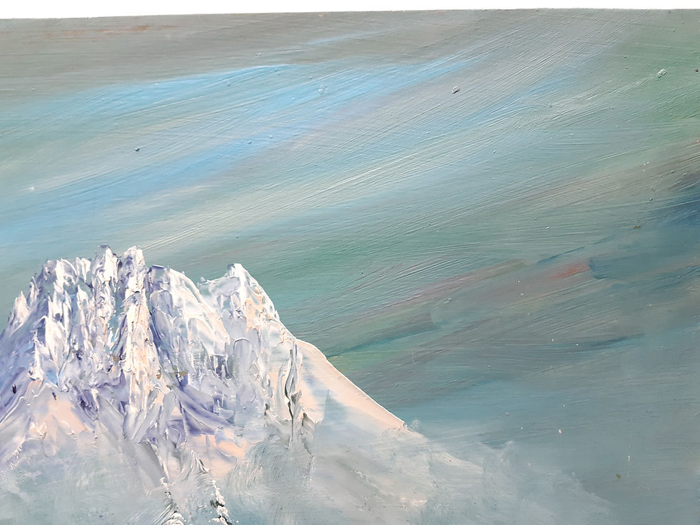 Thumbnail: Oswald Ausweger / Gmünden - painting winter landscape