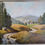 Миниатюра: K. Schmidt - original Gemälde, Erzgebirge, Landschaft, Waldweg, Felder, Häuser