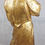Миниатюра: XXXL Bacchus Holzfigur - 100cm groß mit Goldmantel / Werbefigur