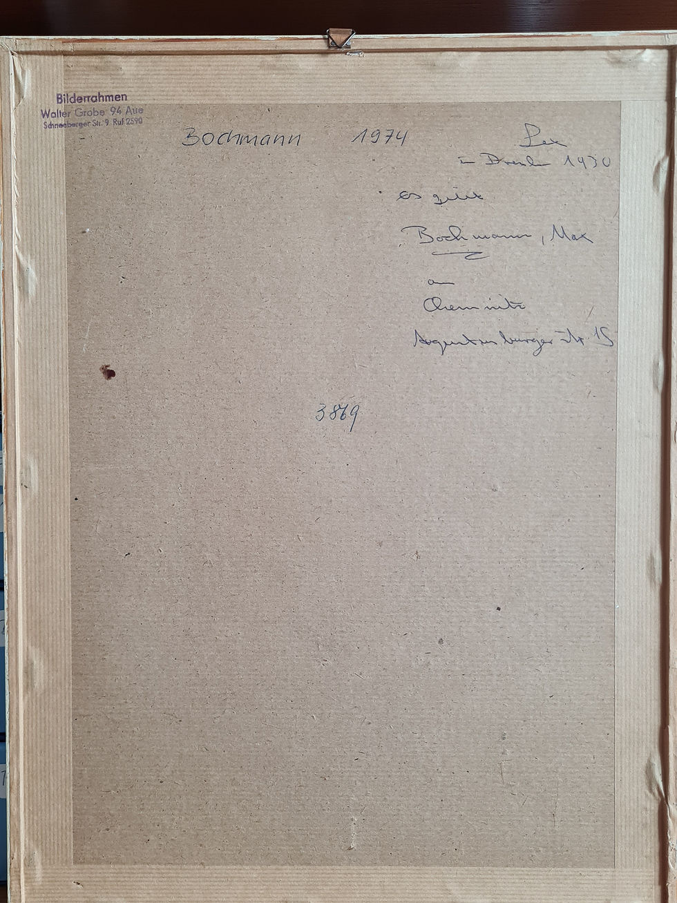 Miniaturbild: "Blick zum Auersberg"- Aquarell signiert Bochmann 74, Erzgebirge