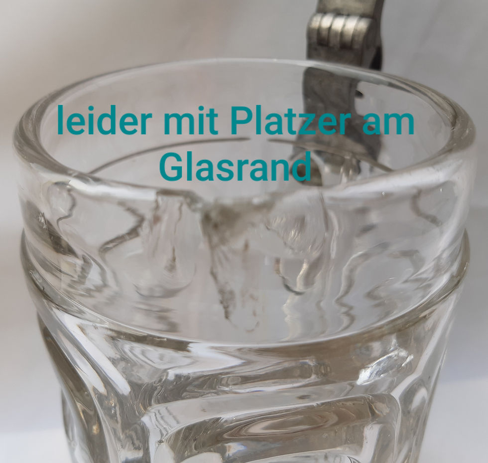 Miniature : Cruche antique - histoire d'amour &amp; dicton / Biedermeier