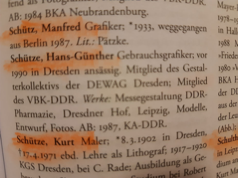 Miniature : Hans-Günther Schütze (1935 Dresde) / Dessin 4