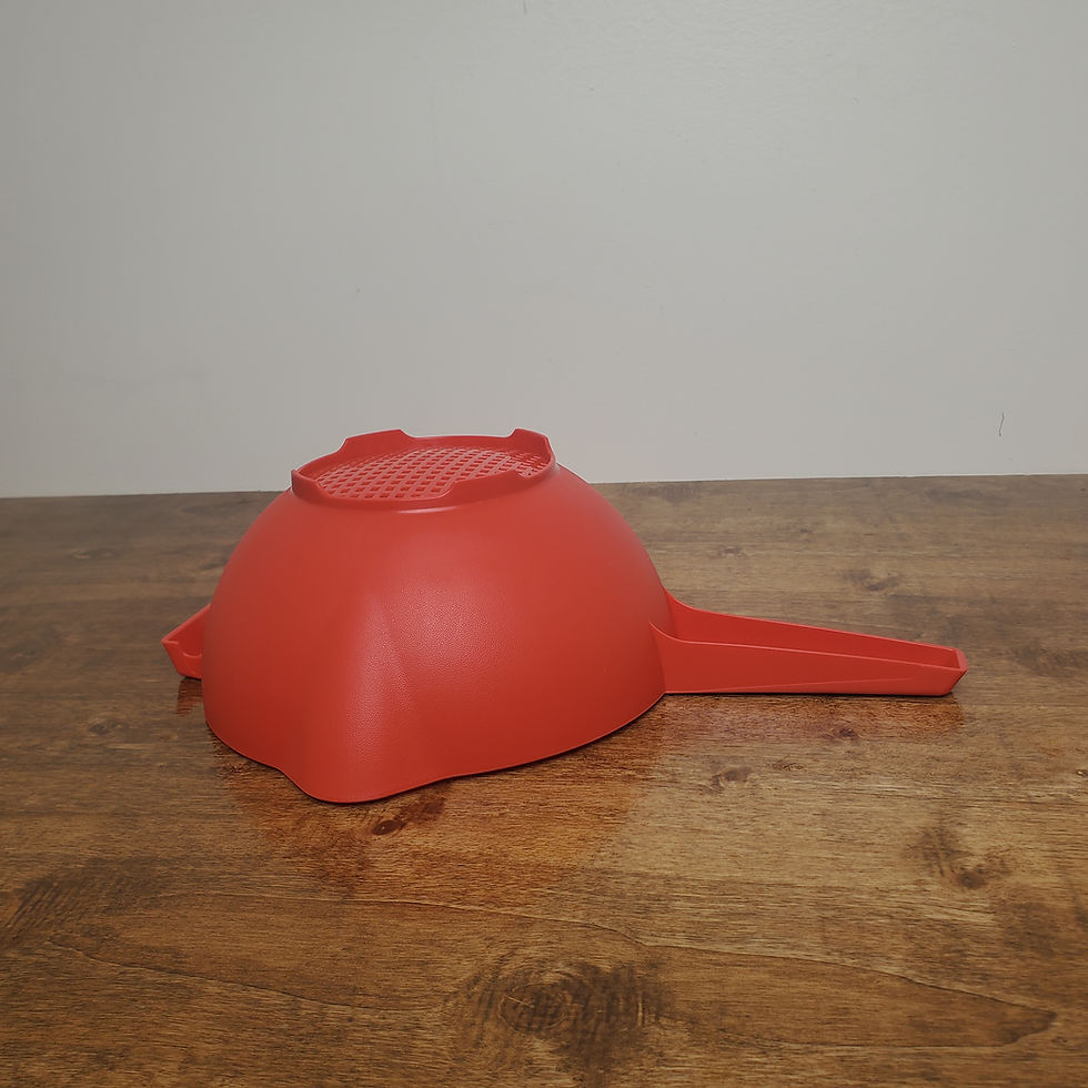 Thumbnail: Tupperware Double Spout Strainer Colander 2 Qt (1523) Large Kitchen Tool – New