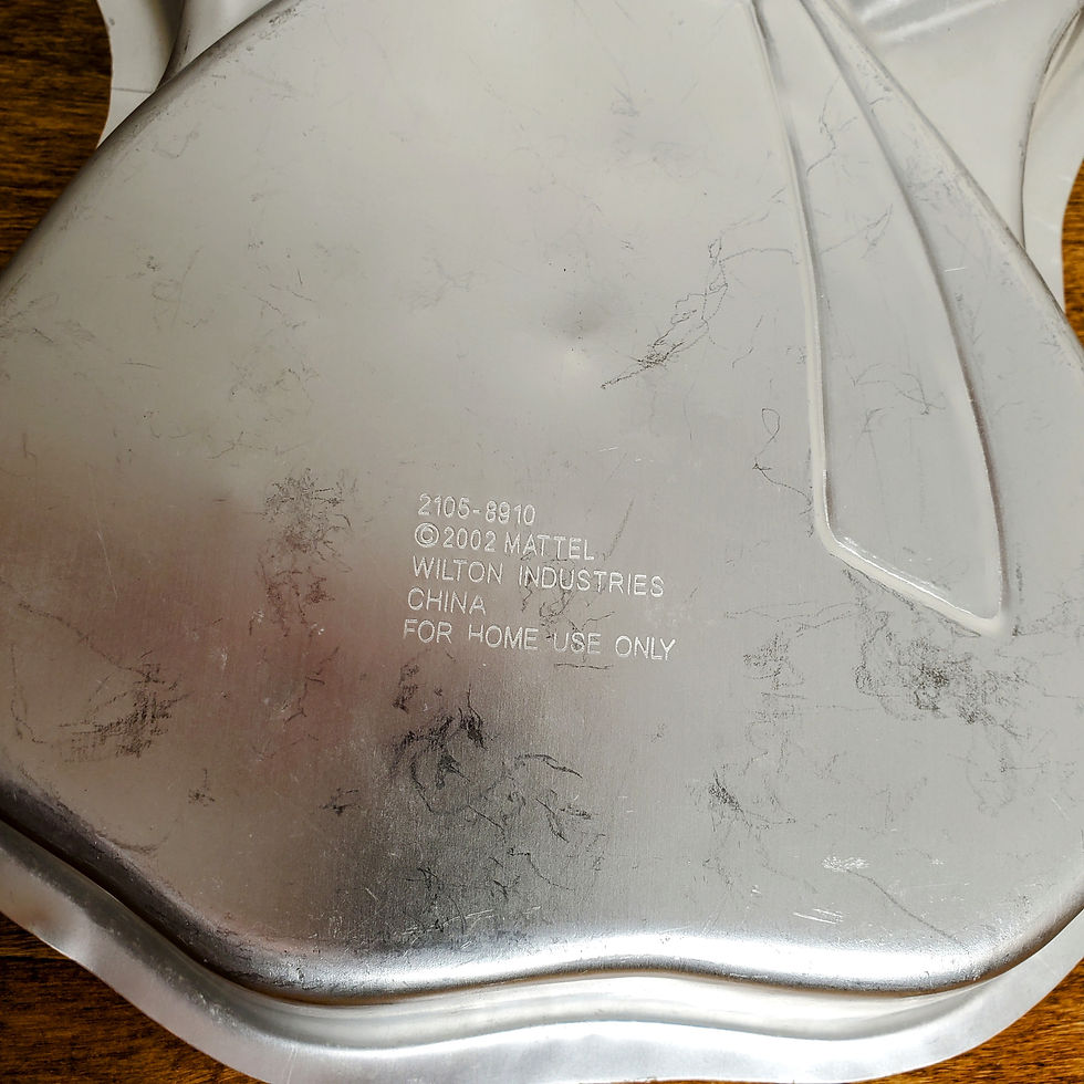 Thumbnail: Wilton 2105-8910 Barbie Cake Pan Mattel Retired Princess Bride Hearts