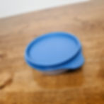 Tupperware Little Wonders 6oz Small Bowl Snack Cup Sheer Blue Seal NEW