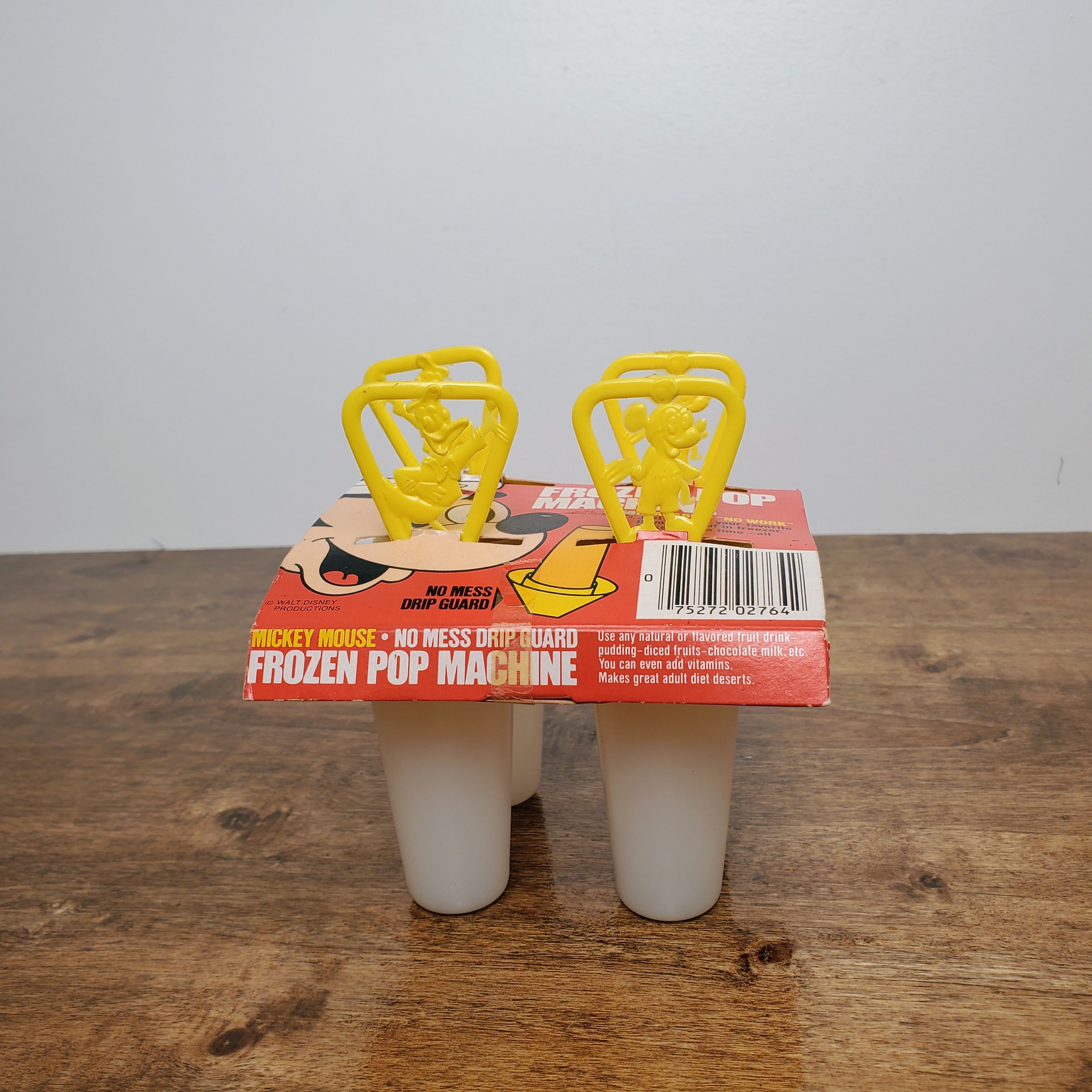 Vintage Disney Mickey Mouse Frozen Pop Machine New 1970s Ice Pop Maker