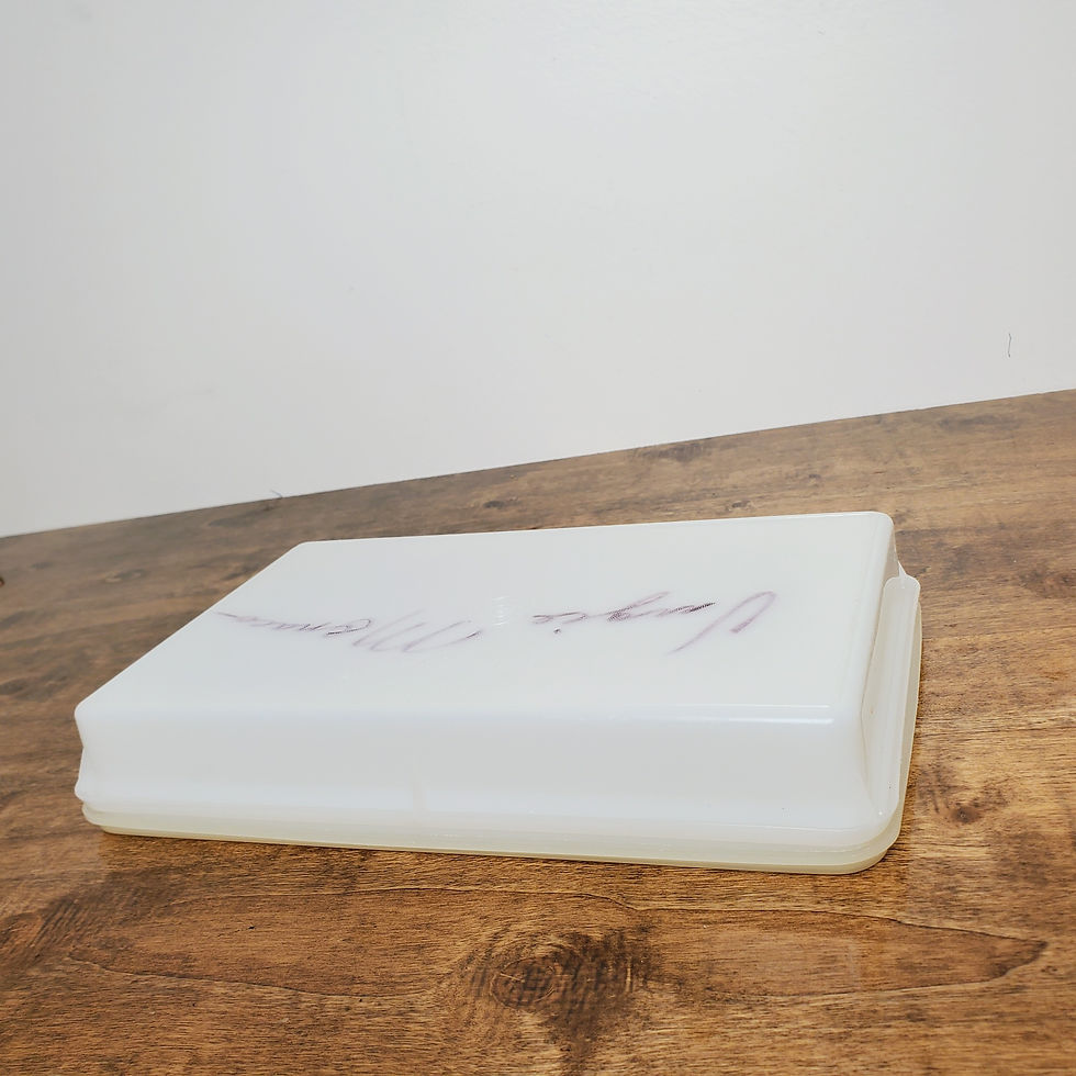 Tupperware Bacon Deli Cold Cuts Keeper #794 Vintage Rectangular Storage Container Lid