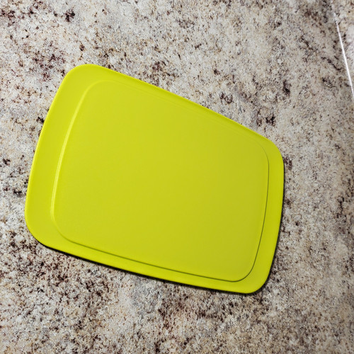 Tupperware Fridge Stackable Cutting Board Lime Green Food Prep Serve ...