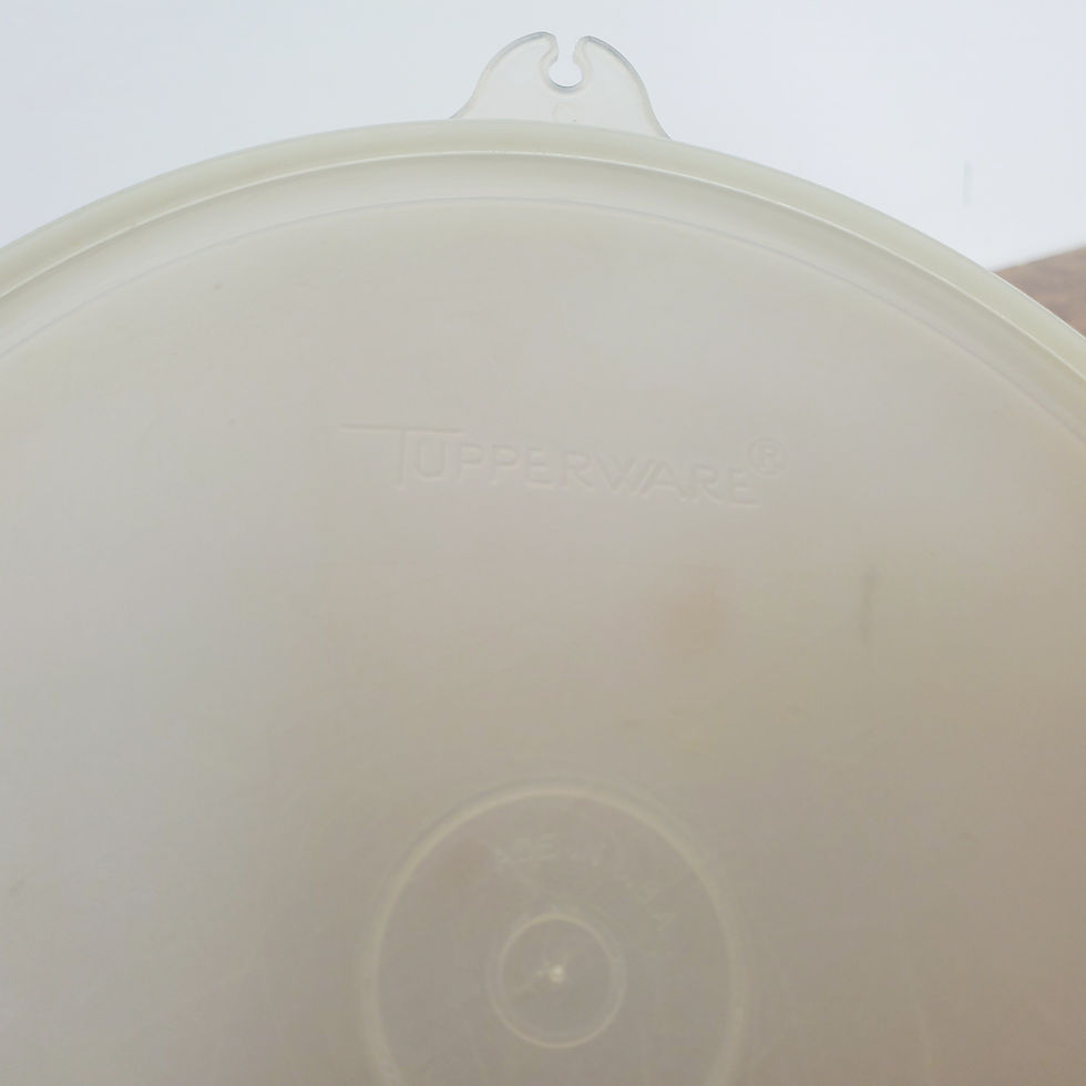 Thumbnail: Tupperware Replacement Lid USA Seal Sheer Round 6in C Tab #227 Only