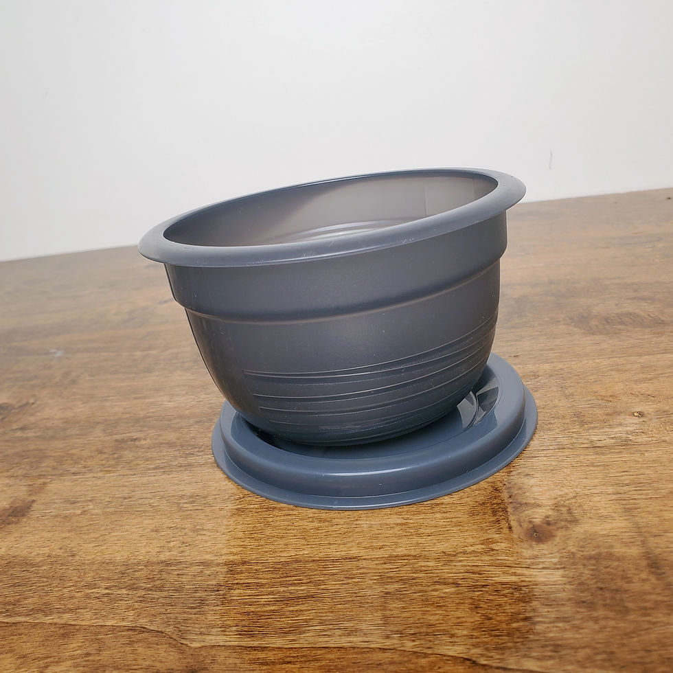 Thumbnail: Tupperware Prep Essentials Mini Mixing Bowl #4971 Dark Gray Small Kitchen Bowl