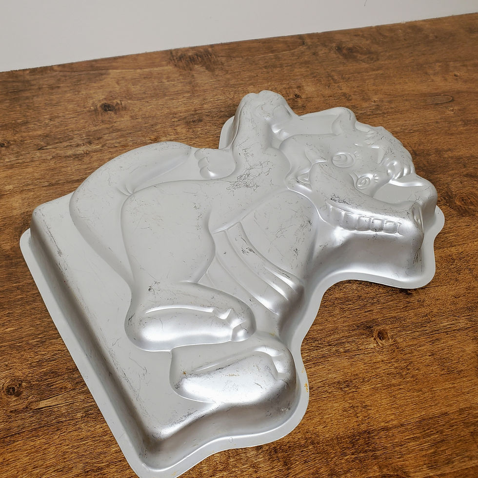 Thumbnail: Wilton Eleroo Cake Pan Wuzzles BIG ELEPHANT DISNEY Cake Pan 1985 2105-1950