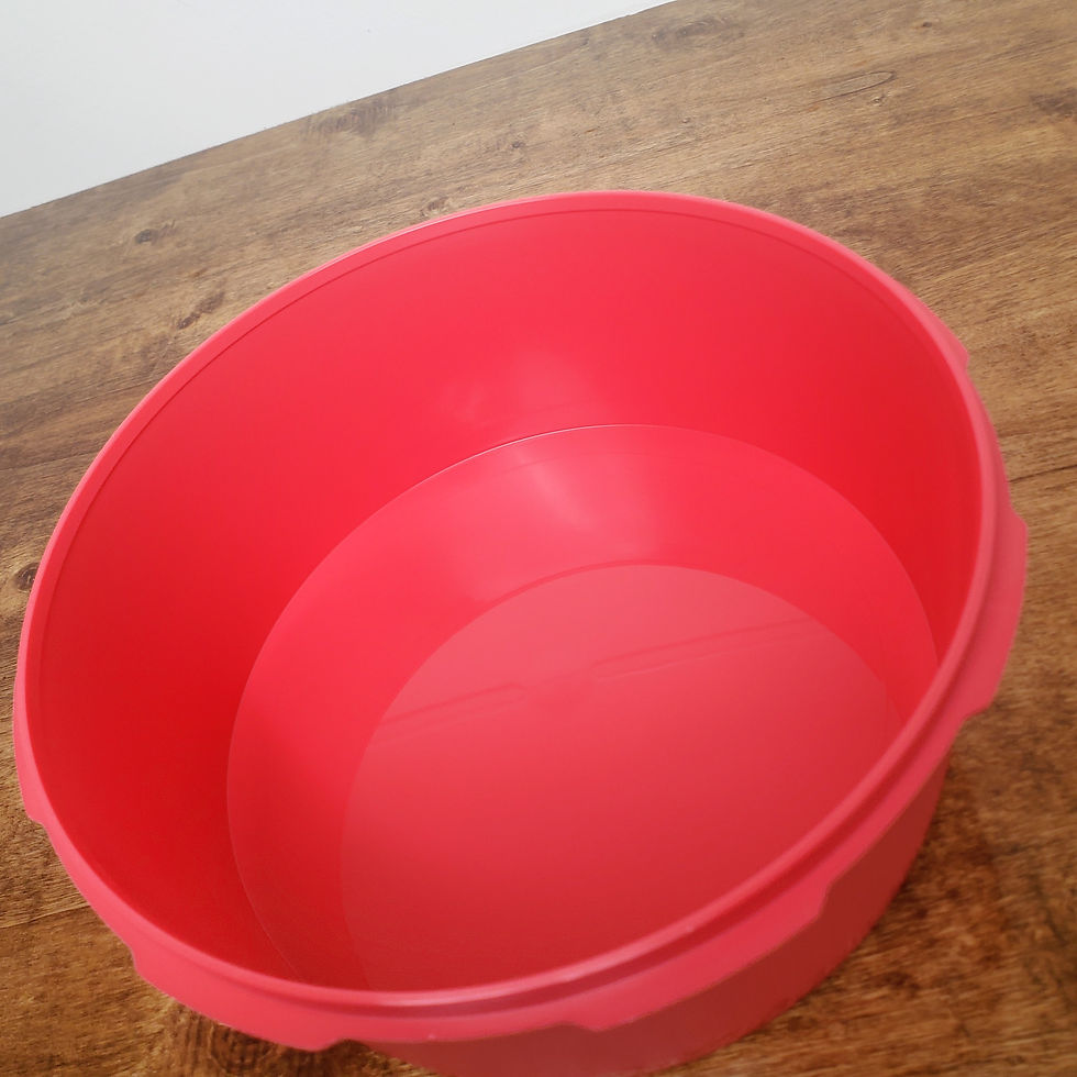 Thumbnail: Vintage Tupperware Servalier 1204 Bright Pink Cookie Canister 7.5 Cup Seal Lid