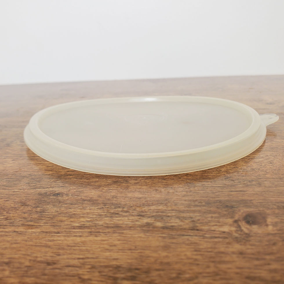 Thumbnail: Tupperware Replacement Lid USA Seal Sheer Round 6in C Tab #227 Only