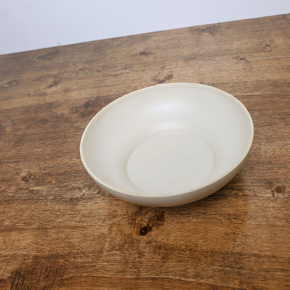 Thumbnail: Vintage Tupperware Almond Stackable Bowl #890 USA Cereal Salad 1 Pc