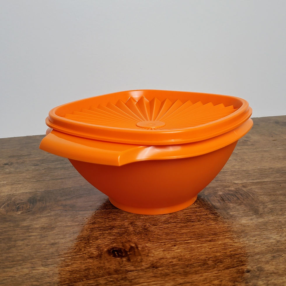 Tupperware Servalier Replacement Bowl with Seal 840 Orange Brand New