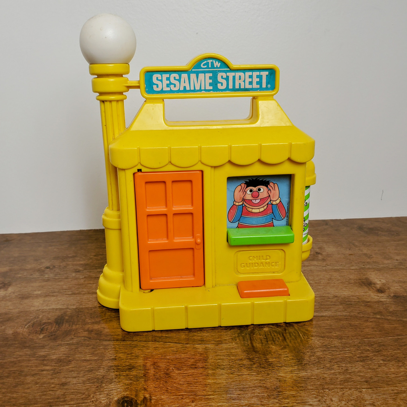 Vintage 1984 Sesame Street Ernie Take Along Activity House CBS Toys