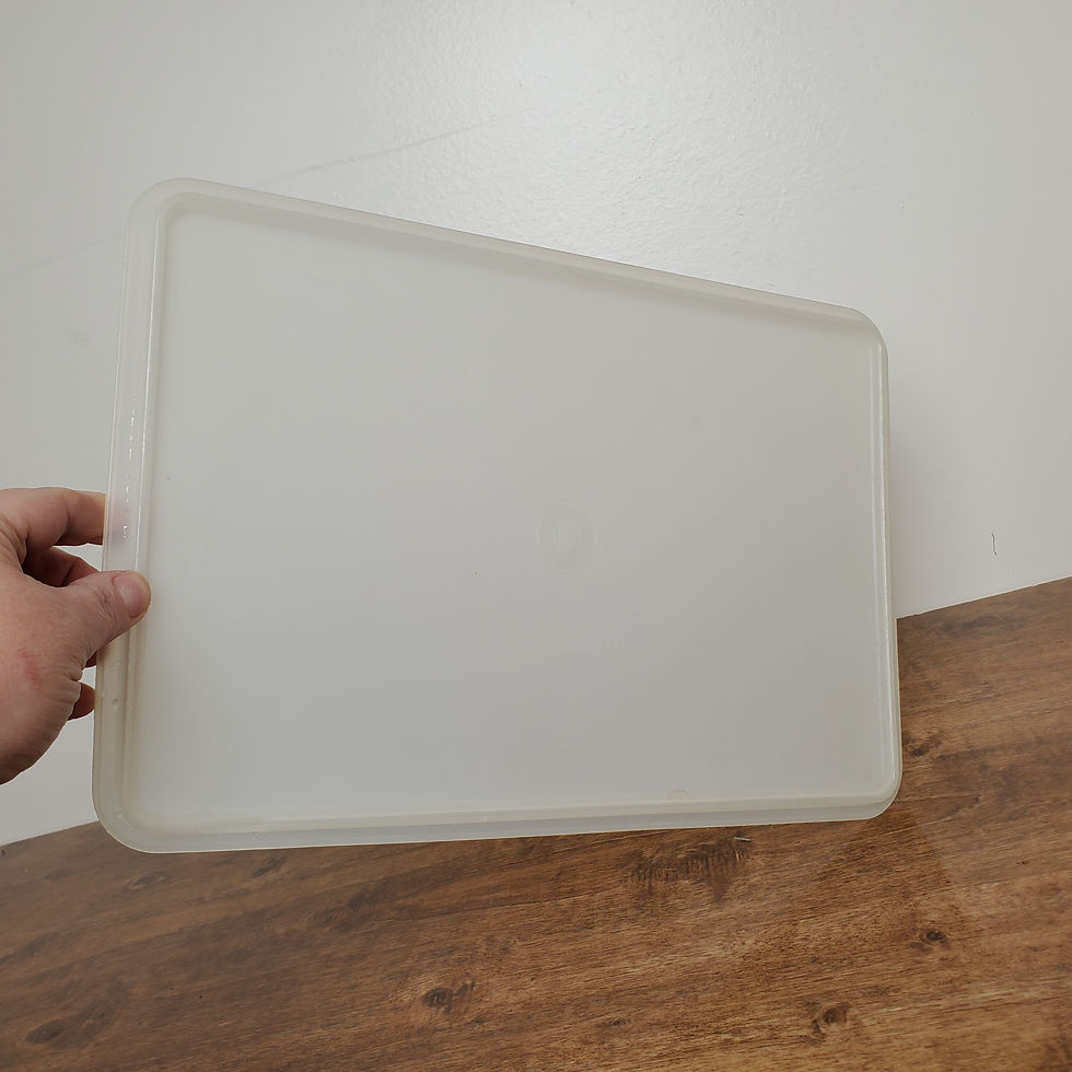 Thumbnail: Tupperware Replacement Lid #291 for Snac ‘n Store Container  Sheer White Seal Cover