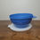 Thumbnail: NEW Tupperware Thatsa Bowl 19 Cup Mixing Storage Bowl Blue w/ White Lid #7438