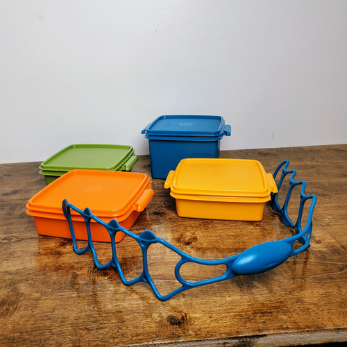 新品 Tupperware ジャイアント 2個+ハンドルセット まとめて2個 Tupperware タッパーウェア ジャイアントの通販 by