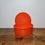 Thumbnail: Retro 1970s Tupperware Orange Servalier Canister 1204 Starburst Lid Kitchen Storage